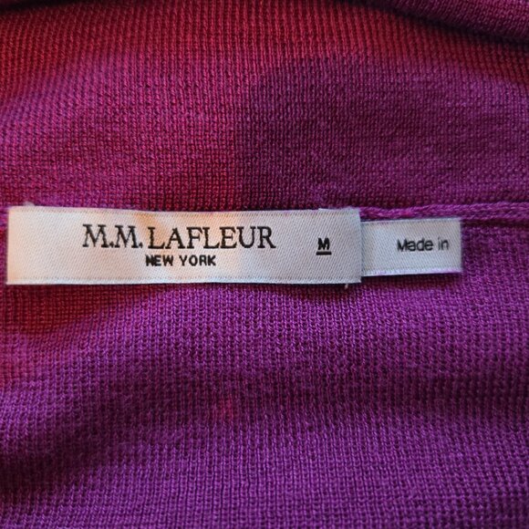 MM Lafleur Dae Top Silk Jersey in Purple Jasper - Picture 7 of 7